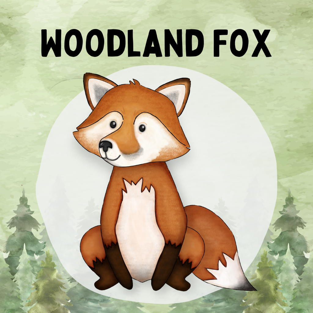 Woodland Fox Illustration