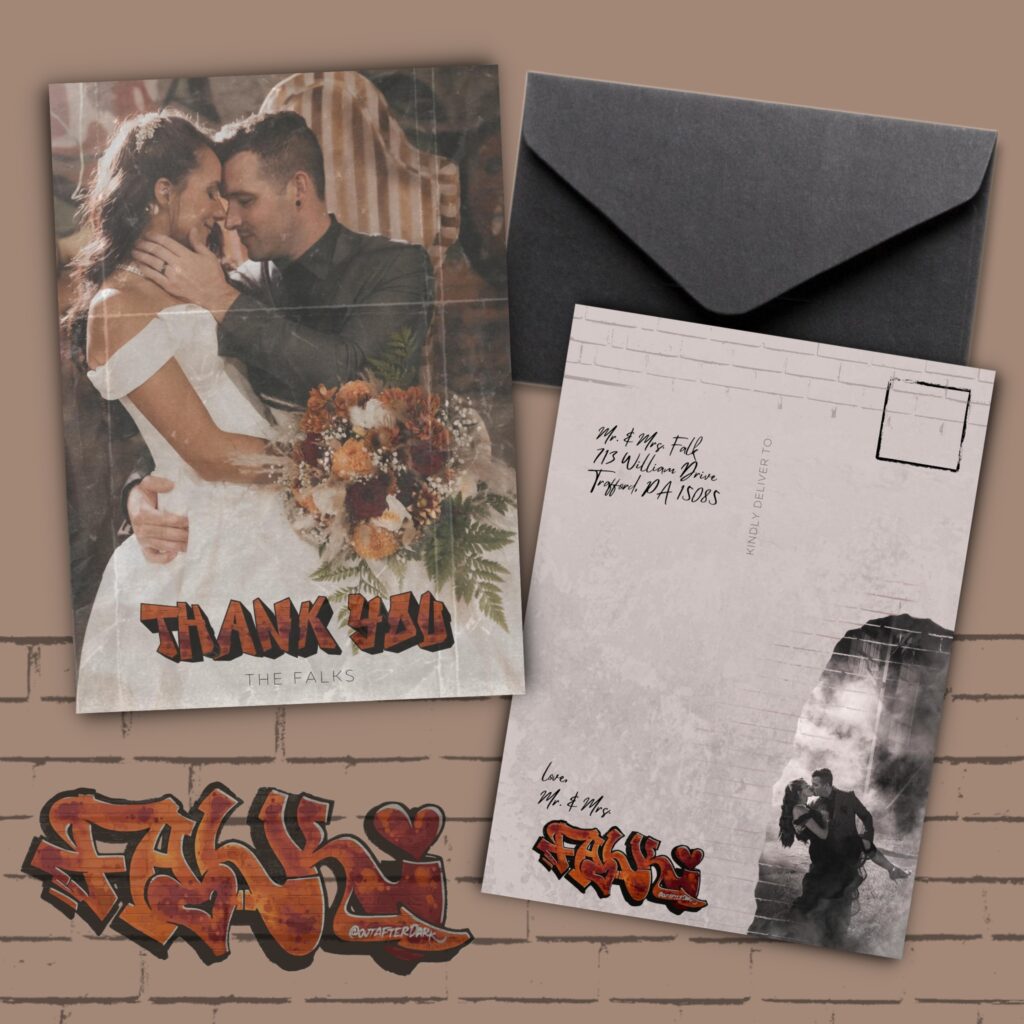 Falk Wedding Thank-you Card